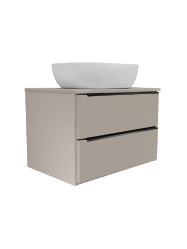 Тумба под раковину Runo Мальта 00-00004896 70х50 подвесная цвет бежевый