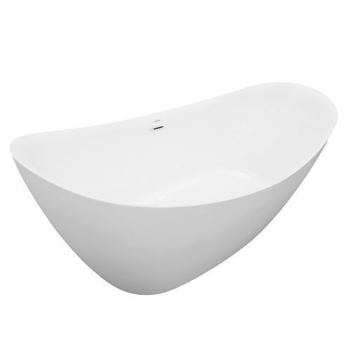 Ванна акриловая Azario GARDENIA Matt AZ-6608M 170х75 отдельностоящая овальная