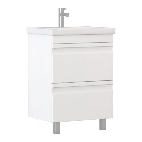 Тумба под раковину Vigo Holly 039 60х40 напольная цвет белый
