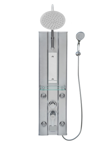 Душевая панель River GURON 10000001241 настенная цвет хром