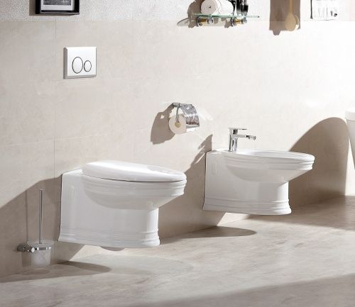 Биде подвесное CeramaLux 2031 цвет белый