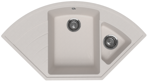 Кухонная мойка Ulgran Quartz Marta 1000-01 100х55 цвет белый