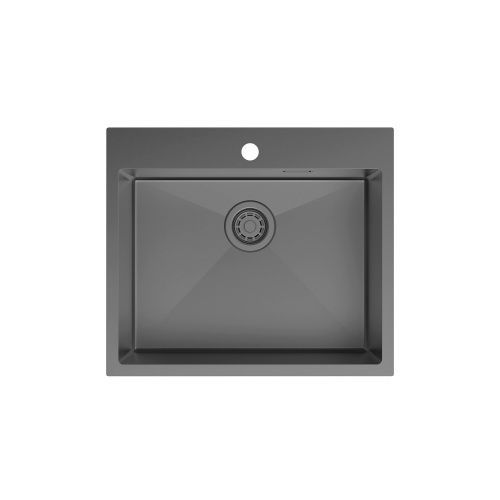 Кухонная мойка Iddis Haze HAZ59GMi77 60х50 цвет серый поверхность матовая