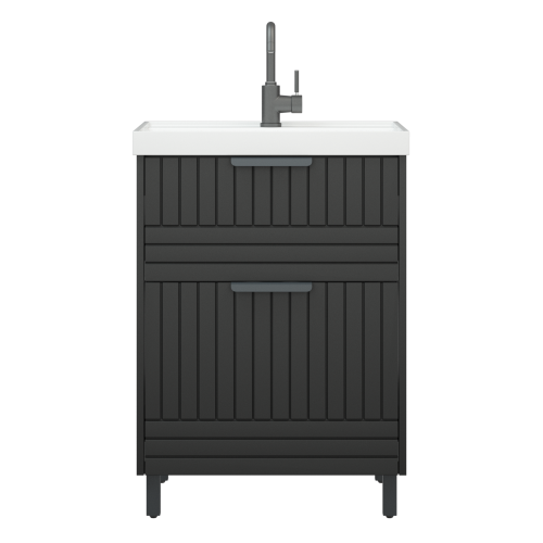 Тумба под раковину Corozo Терра SD-00001324 60х40 напольная цвет серый