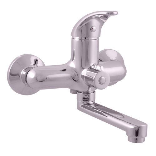 Смеситель для ванны и душа RavSlezak SAZAVA SA551.5 настенный хром