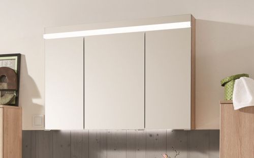 Зеркало-шкаф Puris Ace S2A431S72(161) 100х70 подвесной цвет белый