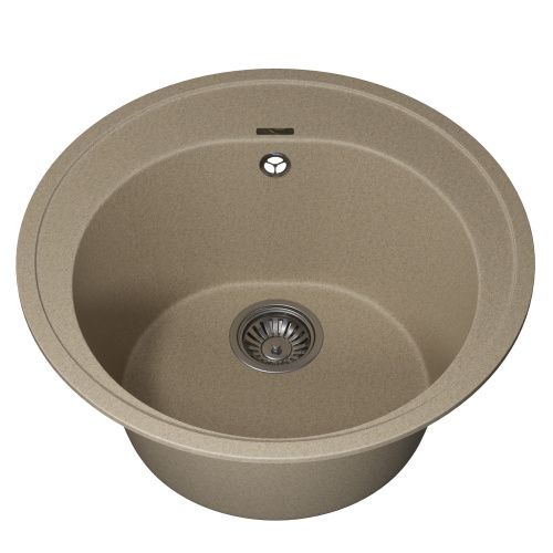 Кухонная мойка Uperwood Quartz Premium UPD-01 3910202101 50х50 цвет бежевый поверхность матовая