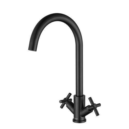 Смеситель Fmark FS8432H на мойку черный