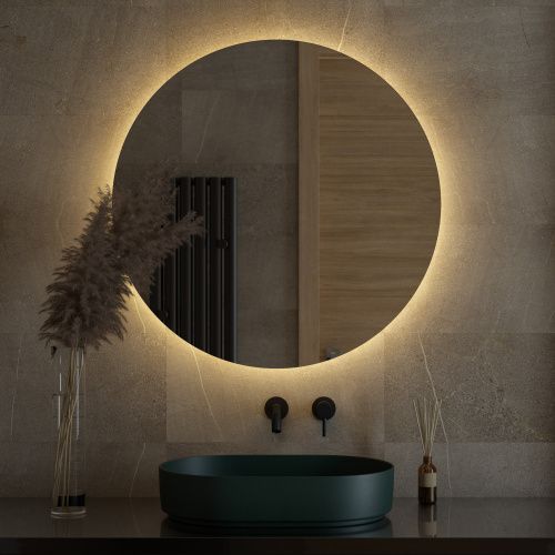 Зеркало с подсветкой Defesto OPTI DF 2856 90х90 подвесное