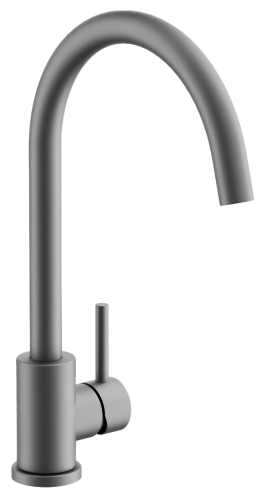 Смеситель для кухни BELZ B70810-3 на мойку оружейная сталь