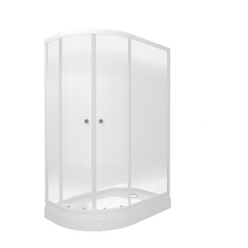 Душевой уголок Тритон Коралл Щ0000068950 120х80 стекло с рисунком профиль белый с поддоном