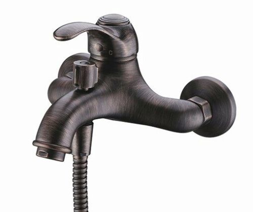 Смеситель для ванны Wasserkraft Isar 1300 1301 настенный бронза