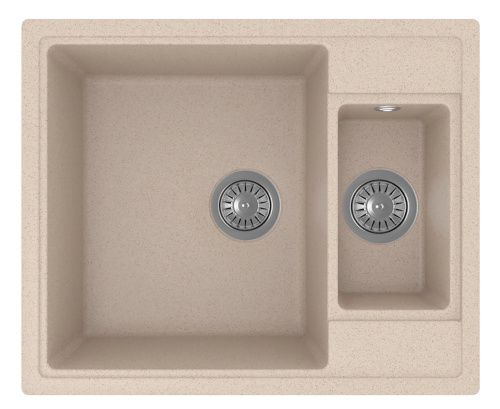 Кухонная мойка Florentina Липси 620_К 20.465.D0620.107 60х50 цвет бежевый поверхность матовая