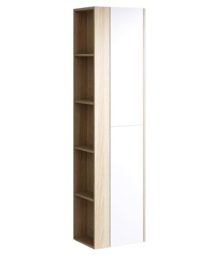 Шкаф-пенал Aqwella Y Mai.05.04 40х160 подвесной цвет бежевый/белый