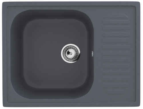 Кухонная мойка Ulgran Classic U-202-343 65х50 цвет серый