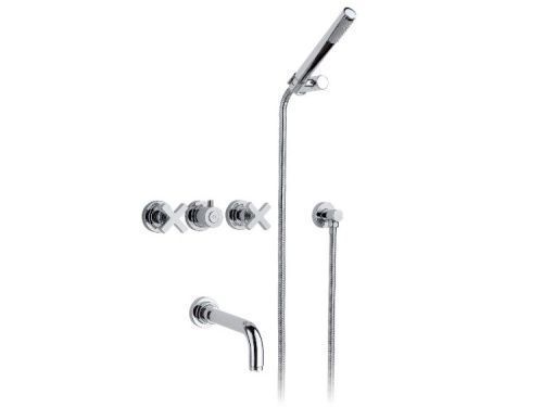 Смеситель Nicolazzi Monte Croce 2203 CR 27 встраиваемый в стену хром