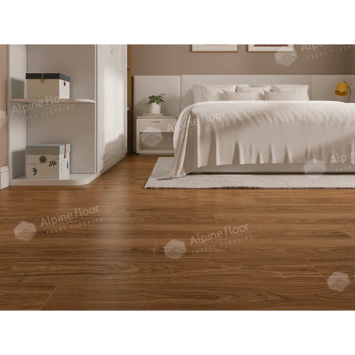 SPC ламинат Alpine Floor Nut ECO 22-2 MC Маррон толщина 0.4 см 43 класс 1220х183