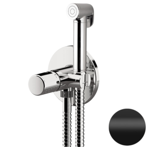 Гигиенический душ со смесителем Daniel TG6454DC15 черный