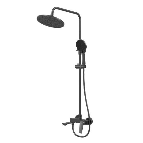 Душевая стойка Grossman Galaxy 500.K35.01.210 настенная цвет черный