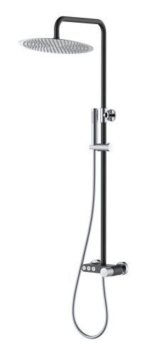 Душевая стойка Boheme Stick 128-BCR.2 настенная цвет черный