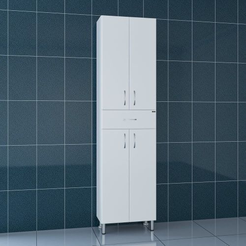 Шкаф-пенал СанТа Стандарт 501013 50х180 напольный цвет белый