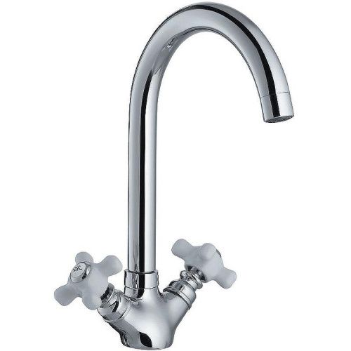 Смеситель для кухни Haiba HB18 HB4118 на мойку хром