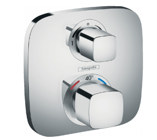 Смеситель Hansgrohe Ecostat E 15708000 встраиваемый в стену хром с термостатом