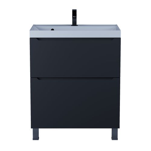 Тумба под раковину Uperwood Tanos 291120332 70х50 напольная цвет черный