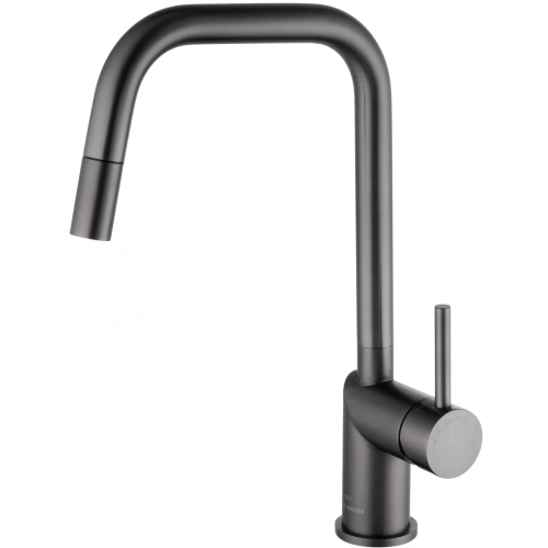 Смеситель для кухни Wonzon & Woghand WW-6018-BGG на мойку серый