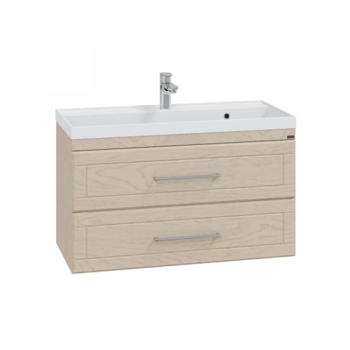 Тумба под раковину СанТа Венера 221020 100х40 подвесная цвет бежевый