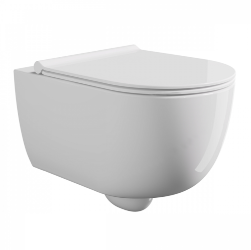 Чаша унитаза подвесная Alice Unica 32254101 цвет белый без сиденья безободковая