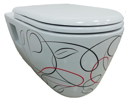 Чаша унитаза подвесная Creavit Patera TP328.001Z0 цвет белый без сиденья душевой смыв