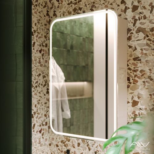 Зеркало-шкаф Alavann Lana ALV0278002 60х80 подвесной цвет белый