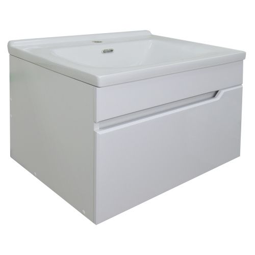 Тумба с раковиной Loranto Mari CS00085082 60х50 подвесная цвет белый