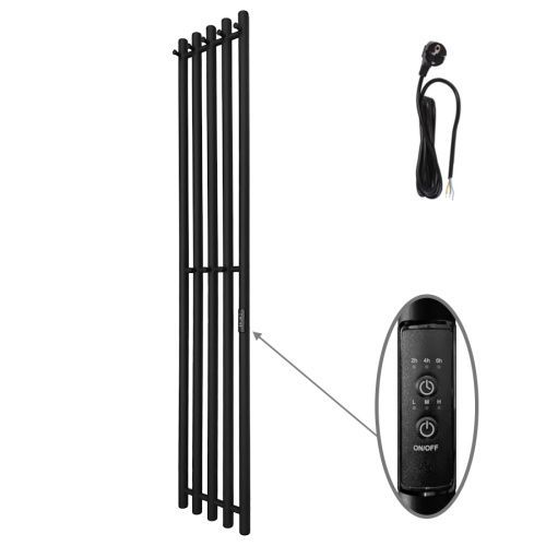 Полотенцесушитель электрический Маргроид Inaro Inaro-15024-1049-9005R 25х150 черный