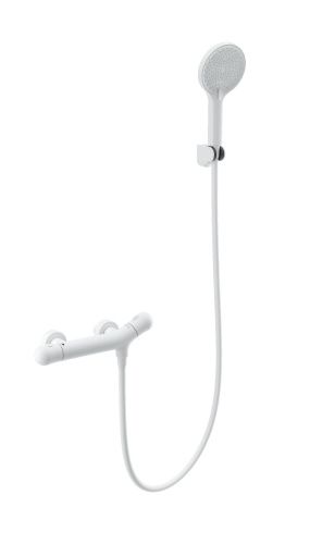 Смеситель для душа Wonzon & Woghand WW-B2057-A-MW настенный белый с термостатом