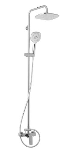 Душевая стойка Azario TREYA AZ-15780121 настенная цвет хром