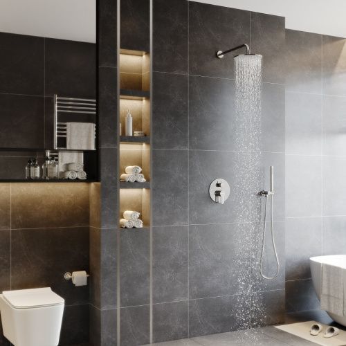 Душевая система Berges Nardis 071003 встраиваемая в стену цвет хром