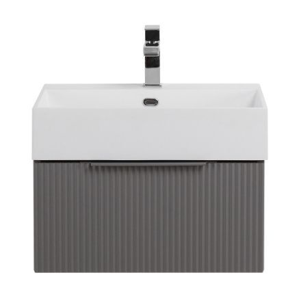 Тумба под раковину Cezares PREMIUM 55414 50х40 подвесная цвет серый