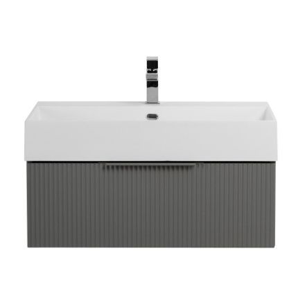 Тумба под раковину Cezares PREMIUM 55419 70х40 подвесная цвет серый