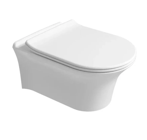 Чаша унитаза подвесная Arrow AHB2157 цвет белый без сиденья безободковая каскадный смыв