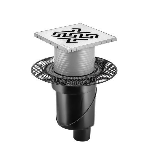 Душевой трап Berges PLATZ Antik 091061 25х25 хром