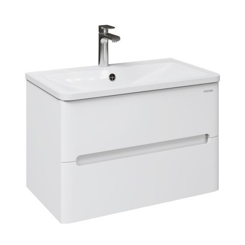 Тумба под раковину Grossman Адель 108022 80х40 подвесная цвет белый