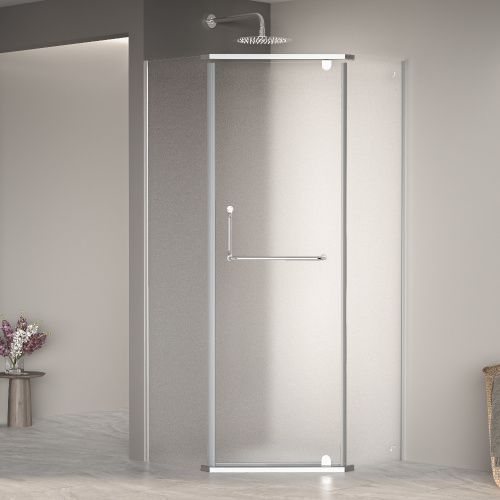 Душевой уголок RGW Passage 35088122-21 120х120 стекло матовое профиль хром без поддона