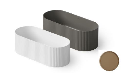 Ванна из искусственного камня Dea Design Stripes DD8803 1700 1 170х70 отдельностоящая овальная