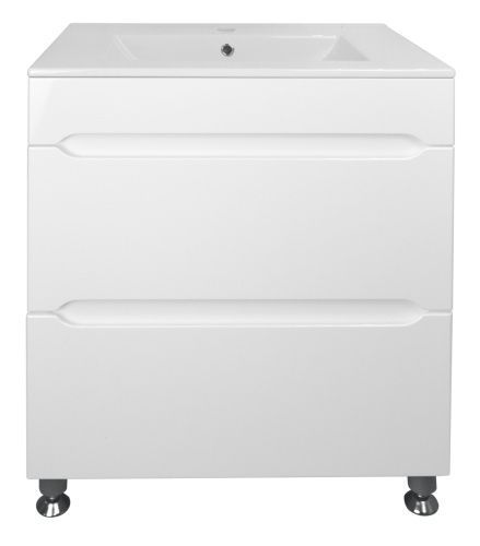 Тумба с раковиной Loranto Арфа CS00071937 70х50 напольная цвет белый