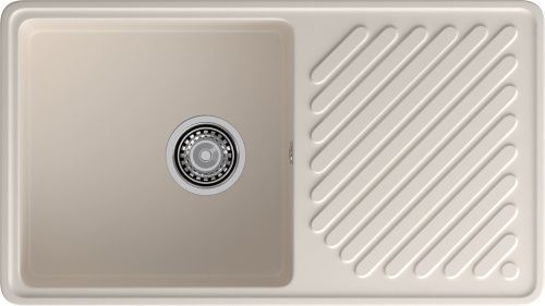 Кухонная мойка Granfest Quarz 53 белый 85х50 цвет белый поверхность матовая
