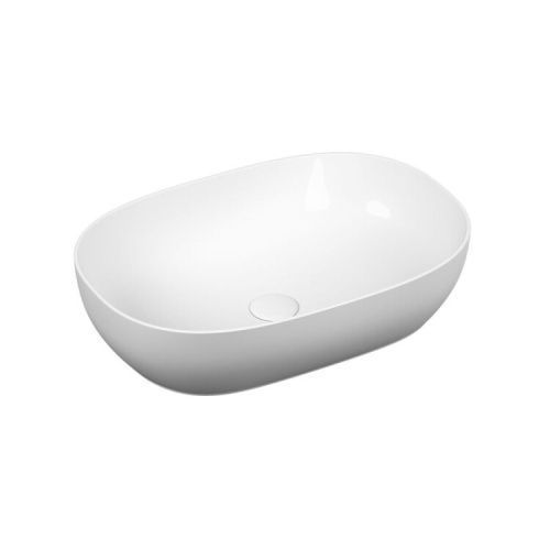 Раковина керамическая Vitra Outline 5995B403-0016 60х40 накладная цвет белый без отверстий под смеситель