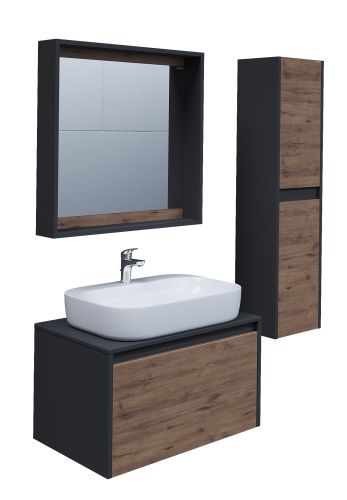 Раковина из сантехнического фаянса Grossman GR-3027 60х40 накладная цвет белый