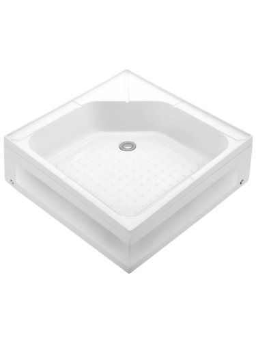 Душевой поддон акриловый Wemor 10000006091 70х70 белый с каркасом